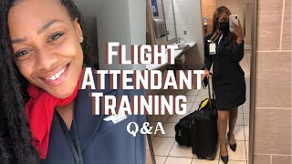 Flight Attendant Training QampA  Becoming a Flight Attendant 2021 [upl. by Shulock]