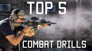 Top 5 Combat Drills  Special Forces Training  Tactical Rifleman [upl. by Yekram430]