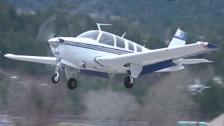 Beechcraft Bonanza Landing [upl. by Amikan]