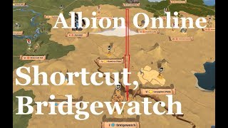 Albion Online  Caerleon to Bridgewatch fast almost safely [upl. by Llemrej795]