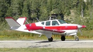 Beechcraft J35 Bonanza Takeoff [upl. by Bernarr802]