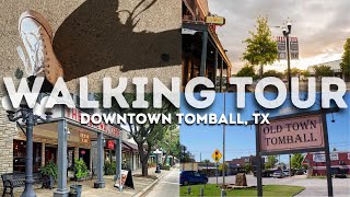 Walking tour of Downtown Tomball TX [upl. by Rosane]