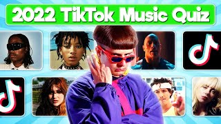 TikTok Viral Songs Music Quiz 2022  Guess the TikTok Song [upl. by Hanshaw180]