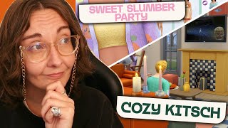 Sims 4 has ANOTHER new type of kit Sweet Slumber Party and Cozy Kitsch [upl. by Ayotyal]