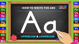 How to Write Uppercase and Lowercase Letters [upl. by Ynnus]