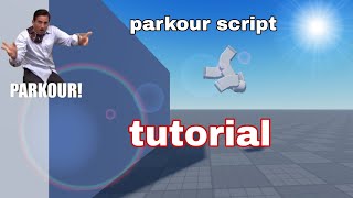 Roblox studio Parkour script [upl. by Cirtemed]