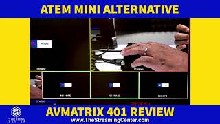 Review  AVMatrix HVS0401 Live Streaming Video Switcher  ATEM Mini Alternative [upl. by Freddy]