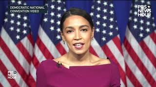 WATCH Rep Alexandria OcasioCortez’s full speech at the 2020 Democratic National Convention [upl. by Launame527]