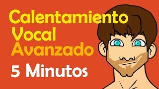 Calentamiento vocal AVANZADO  Voz preparada en 5 minutos [upl. by Jung]