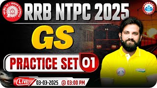 RRB NTPC GS Classes 2025  RRB NTPC GS Practice Set 01  GS for RRB NTPC  GS By Naveen Sir [upl. by Esilana]