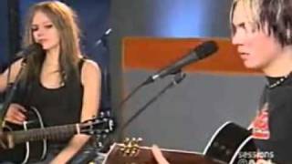 Avril Lavigne  Take me away Live Acoustic AOL Session 2004 [upl. by Edora]