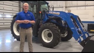 Easy Loader Attachment for New Holland 665TL Loader [upl. by Nennerb522]