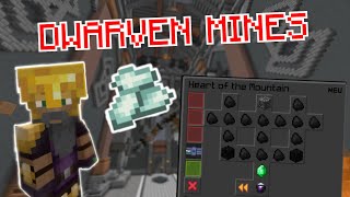 How to level up the Heart of the Mountain Dwarven Mines Hypixel Skyblock Update [upl. by Arathorn873]