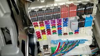 Honda Fit AC Fuses and Relays Cooling Fan Relays [upl. by Son]