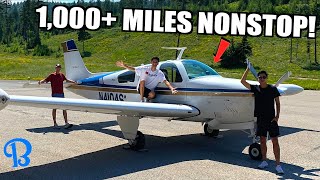 Flying Our Bonanza F33A 6 HOURS NONSTOP To Private Montana Airstrip [upl. by Gibe]