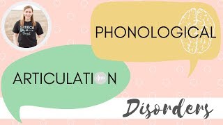 Articulation Vs Phonological Disorders [upl. by Hugh]