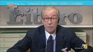 Feltri gay pride Quali diritti minacciati Milano è un vivaio di finocchi li chiamo ricchioni [upl. by Barbey]