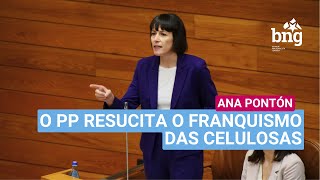 Ana Pontón «O PP resucita o franquismo das celulosas» [upl. by Ragen]