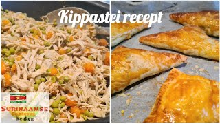 🇸🇷 Surinaamse Kip Pastei recept  Chicken Pie recipe  EN subtitle [upl. by Maddie830]