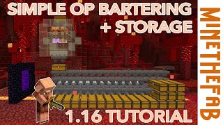 The Simplest OP Bartering Station  Storage TUTORIAL 116 [upl. by Kara-Lynn]