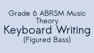 Figured Bass Realization for Keyboard Instruments [upl. by Rita]