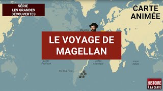 Les Grandes Découvertes  le voyage de Magellan en 4 minutes [upl. by Niamrej919]