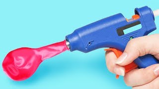 25 HOT GLUE HACKS AND CRAFTS [upl. by Kifar901]