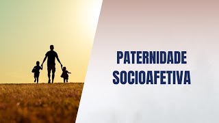 Paternidade socioafetiva [upl. by Sosthina]