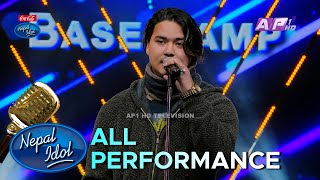 PRABIN BEDWALS ALL PERFORMANCE  NEPAL IDOL SEASON 3  AP1HD [upl. by Clemente261]