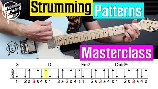 Everything You Need To Know About Strumming Patterns Beginners Masterclass [upl. by Tomaso]