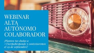 Webinar Autónomo Colaborador [upl. by Sesiom448]