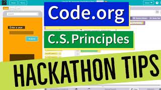 Codeorg Hackathon Tutorial  How to Choose the Right Data and Lists For Your Project  Unit 6 CSP [upl. by Binetta]