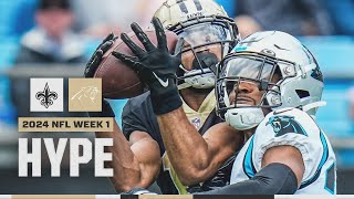 HYPE Saints vs Panthers  2024 NFL Week 1 [upl. by Alcus]