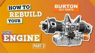 Rebuild a 2CV Engine  Part 2 Assembly  BURTON 2CV PARTS [upl. by Annenn]