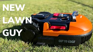 Unboxing And Installing The Worx Landroid Robot Mower [upl. by Ynabla743]