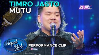 TIMRO JASTO MUTU  PRABIN BEDWAL  NEPAL IDOL SEASON 3  AP1HD [upl. by Walston293]