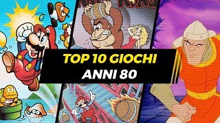 Top 10 videogame anni 80 [upl. by Yrrem]