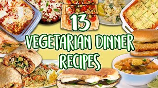 13 Vegetarian Dinner Recipes  Veggie Main Course Super Compilation Well Done [upl. by Nanice]