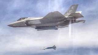 F35 LaserGuided Bomb Drop [upl. by Ramgad]