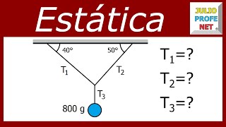 Problema de estática [upl. by Egroj]