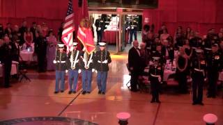 MCIEASTMCB CAMLEJ 240th USMC Birthday Ball Ceremony [upl. by Phelia]