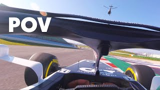 DRIVERS EYE  Onboard our AlphaTauri AT01 Formula 1 Car [upl. by Benzel]