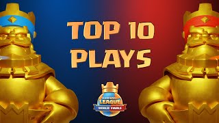 Top 10 Plays of the 2020 Clash Royale League World Finals [upl. by Yanahs]