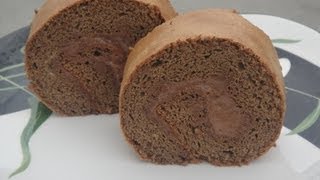 How to Make Chocolate Swiss Roll Cake Recipe 朱古力瑞士卷 [upl. by Enra]