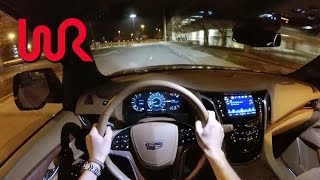 2017 Cadillac Escalade 4WD Platinum  POV Night Drive Binaural Audio [upl. by Llebyram]