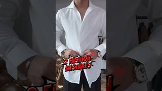 2 DRESSING MISTAKES FOR MEN ✅fashion style fashiontrends mensfashion fashionstyle ytshorts [upl. by Patman]