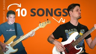 10 Songs that Taught Me Bass Easy to Effin’ Hard [upl. by Stevy]