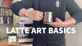 Latte Art Basic Tips amp Tricks to Practice at Home [upl. by Orlanta]