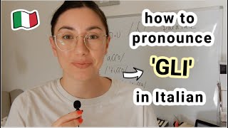 How to pronounce GLI sound ʎ as in FIGLIA AGLIO VOGLIO ecc in Italian language Sub ITA [upl. by Burton893]