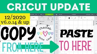 HOW Copy amp Paste Images and Text  EASY NEW TIP Cricut Design Space from One Project to Another [upl. by Marla]